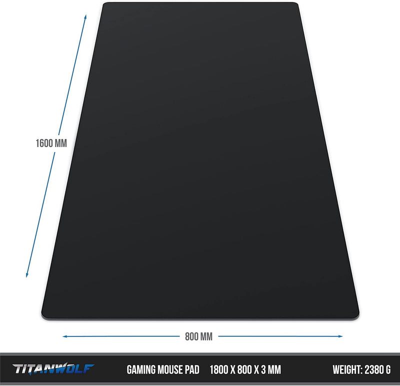 TITANWOLF - Extra Large Gaming Mouse Mat 1600x800mm