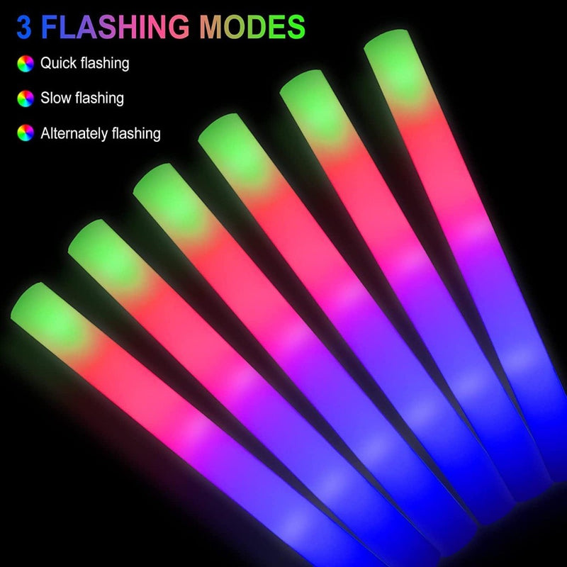 67pcs Foam glow sticks