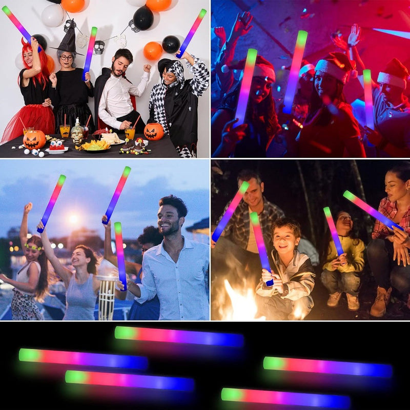 67pcs Foam glow sticks