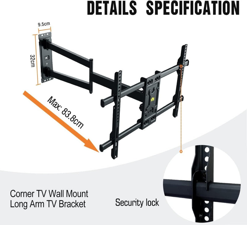 FORGING MOUNT TV Wall Mount for 32-75" up to 45 kg