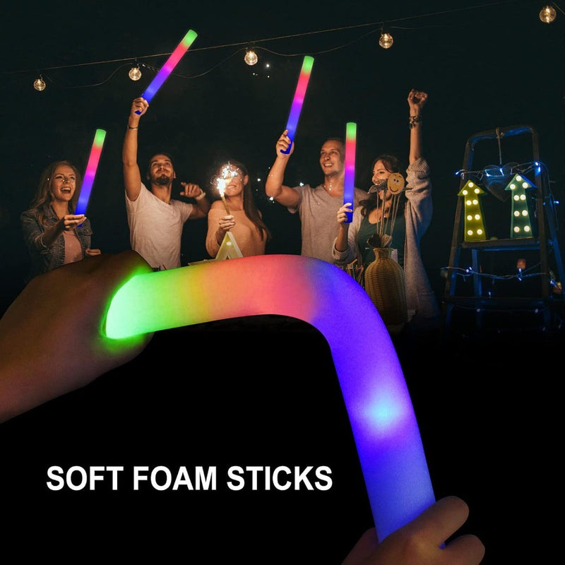 67pcs Foam glow sticks