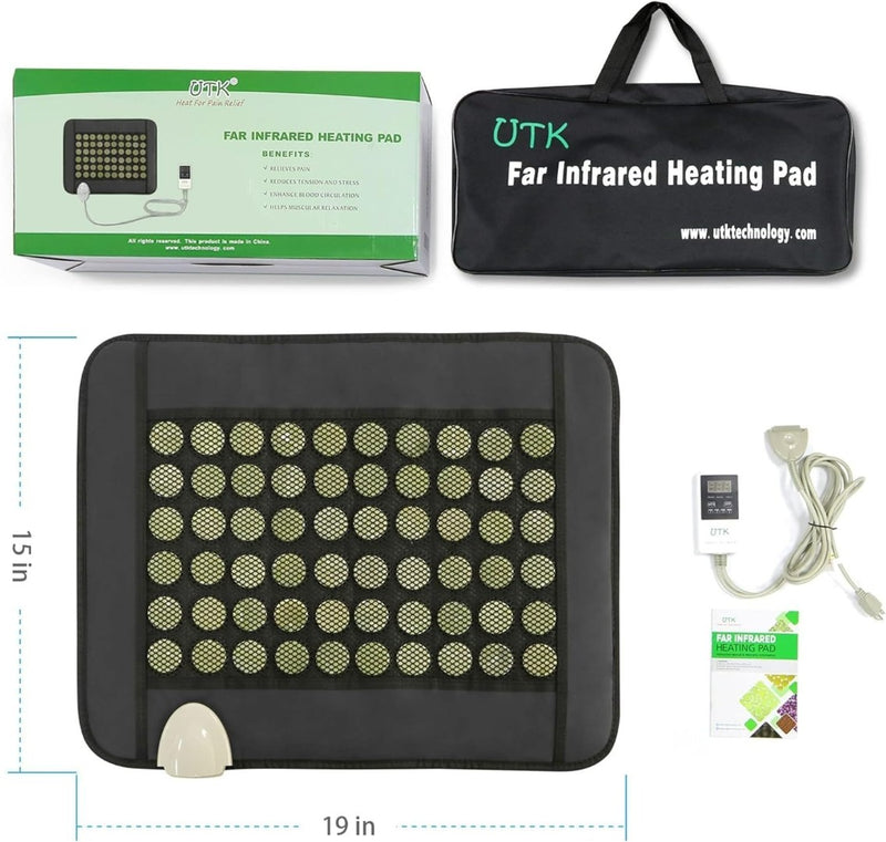 Infrared Heating Pad for Back Abdomen and Leg Pain Relief with smart Control