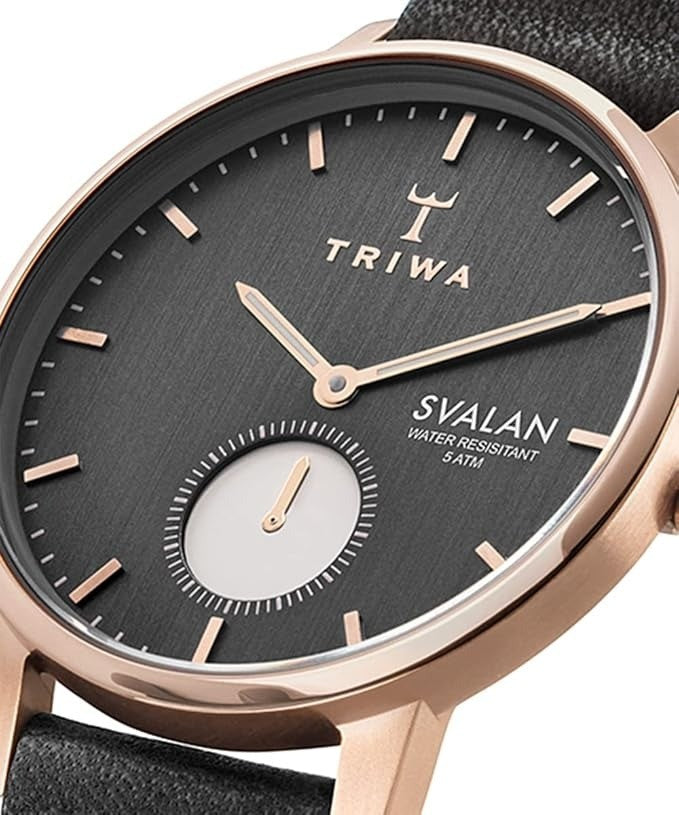 Triwa Noir Svalan Classic Super Slim Watch