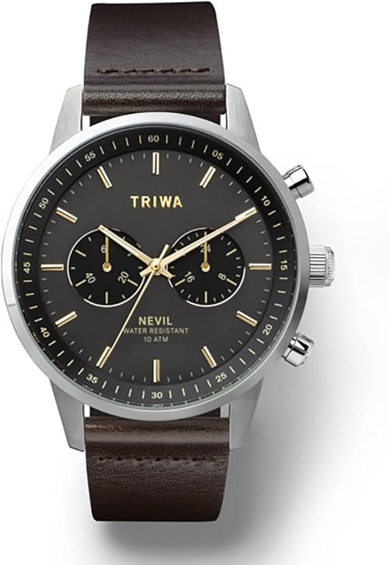 TRIWA - Nevil Watch Dark Brown Classio