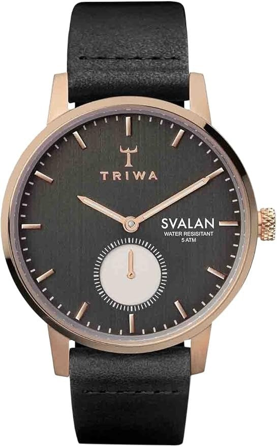 Triwa Noir Svalan Classic Super Slim Watch