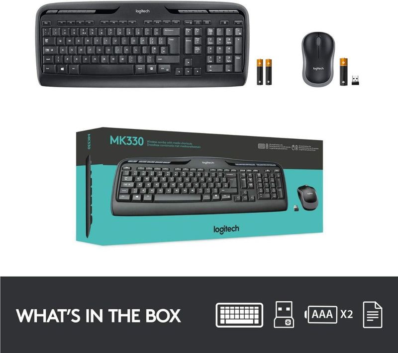 MK330 Wireless Keyboard and Mouse Combo