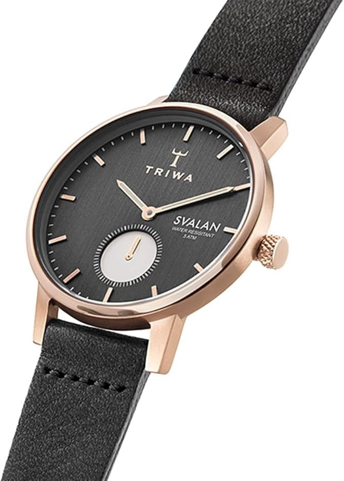 Triwa Noir Svalan Classic Super Slim Watch