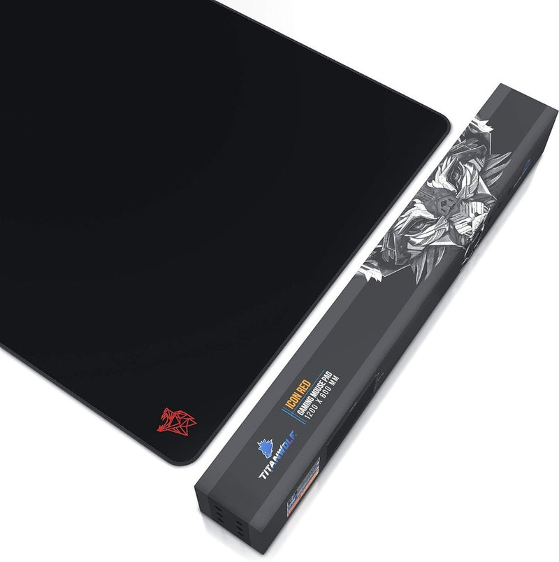 XXL Gaming Mouse Mat 1200x600mm - Black - TITANWOLF