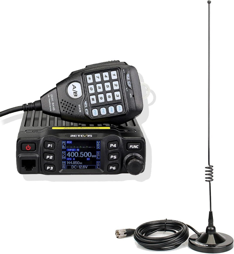 Retevis RT95 Ham Radio Transceiver with Dual Band Antenna