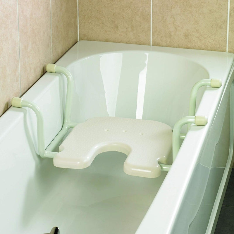 White Line Suspended Bath Seat - Seat Only