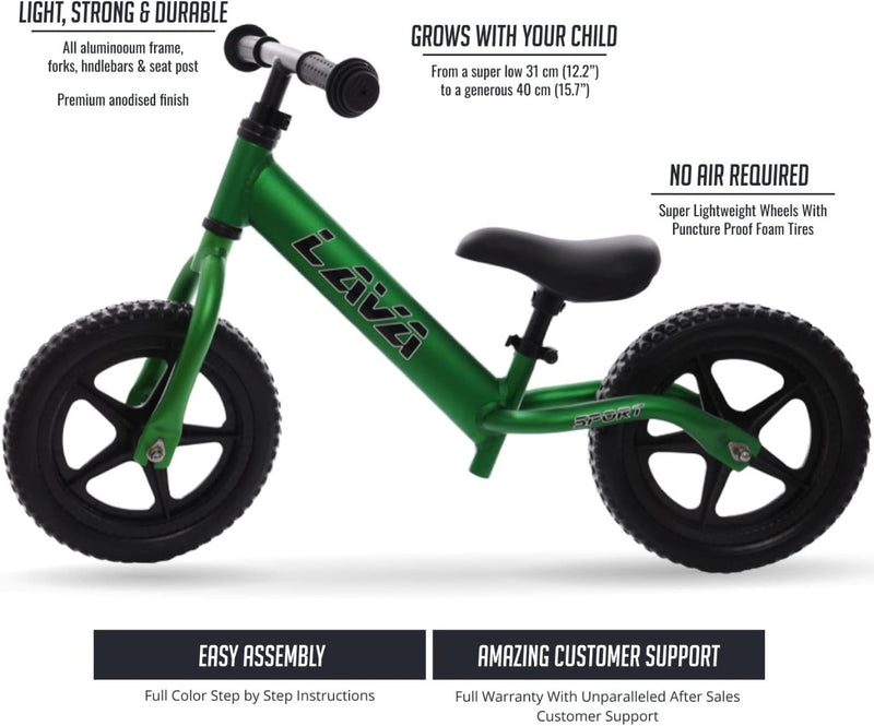 Balance Bike for Kids - Green