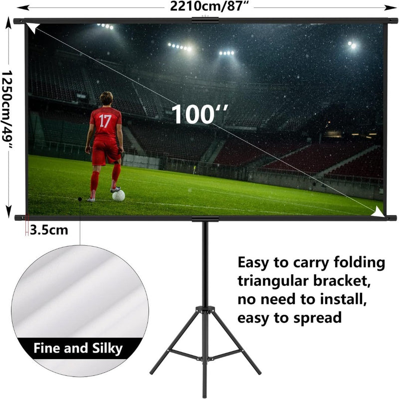 Portable Projector Screen - 100 Inch - OWILL