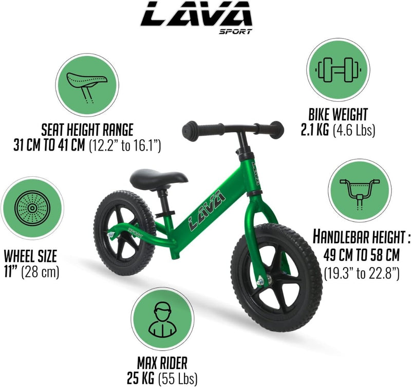 Balance Bike for Kids - Green