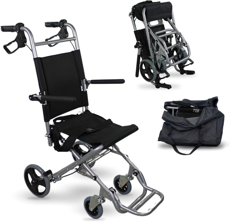 Folding Transport Wheelchair for Adults and Disabled