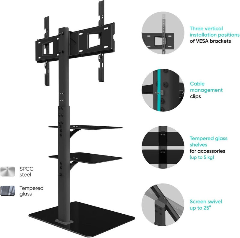 ONKRON TV Stand 32"-65", 30 kg max TS5550