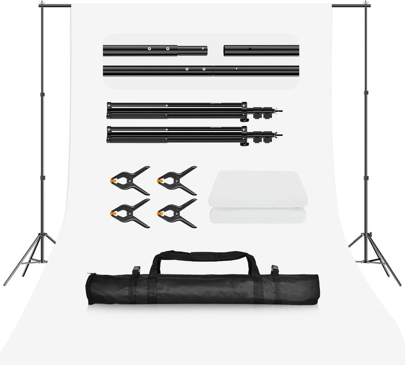 EMART Backdrop Stand Kit 2X2m/ 6.5X6.5ft