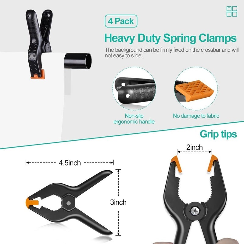 Backdrop Stand Kit 2x2m for Photography