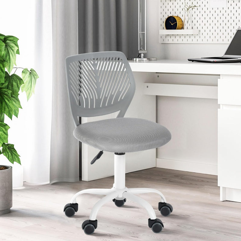 Homy Casa Desk Chair Ergonomic Adjustable Swivel Grey