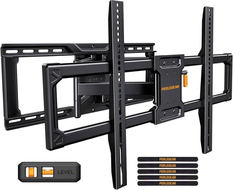 Perlegear UL-Listed Full Motion TV Wall Bracket