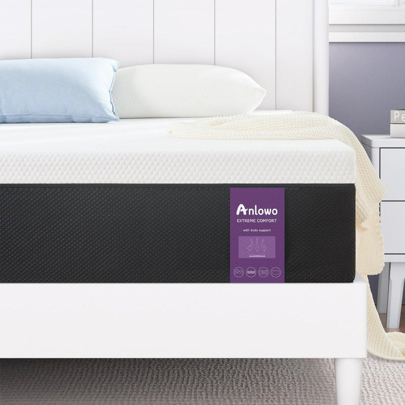 Anlowo Single Memory Foam Mattress Medium Firm 90x190x15cm