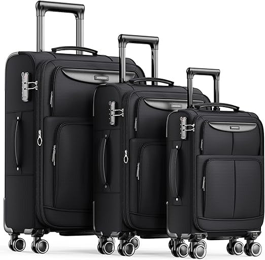 SHOWKOO Suitcase Sets 3 Piece