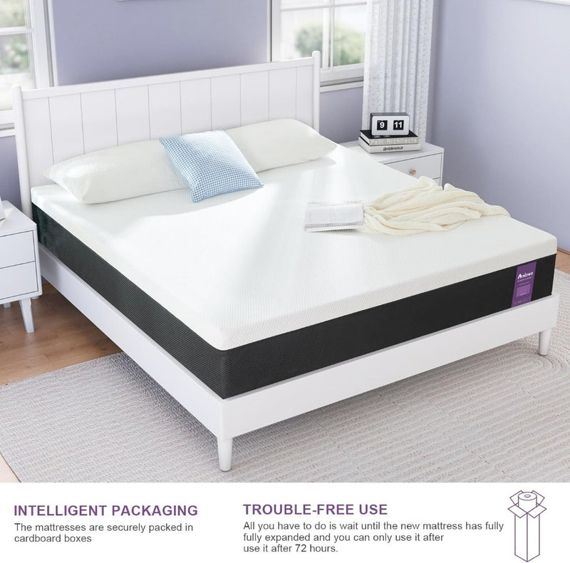 Anlowo Single Memory Foam Mattress Medium Firm 90x190x15cm