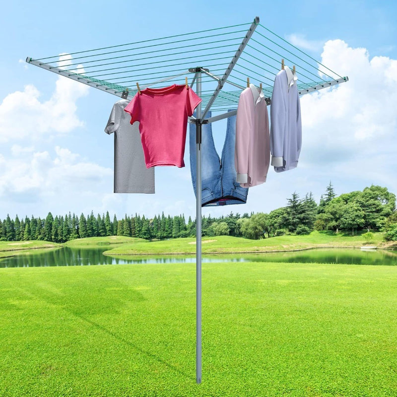 Innotic 4 Arm 50 m Rotary Washing Line Dryer