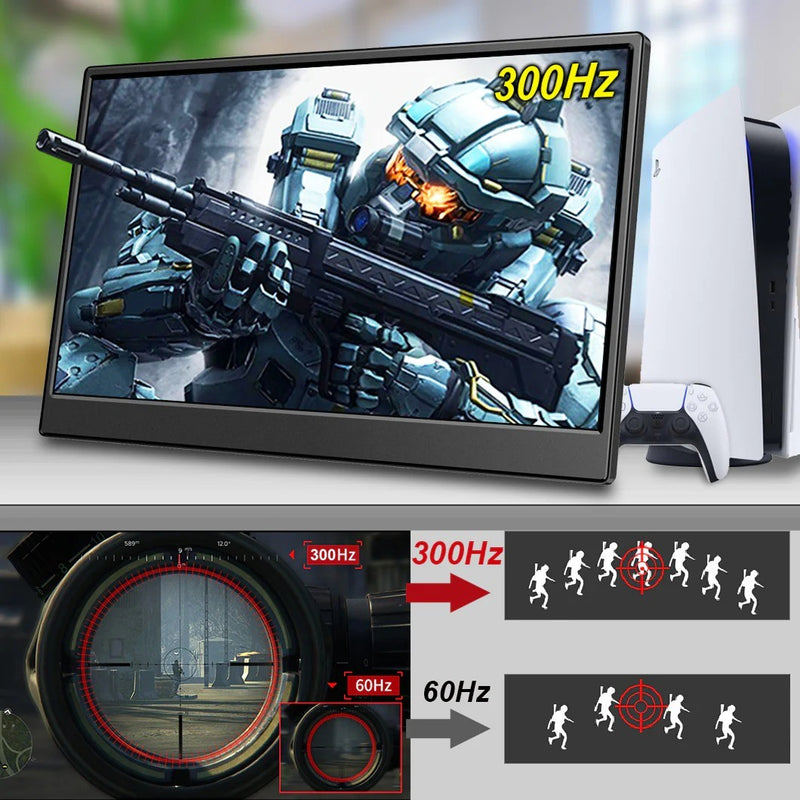 Portable Monitor 15.6 Inch IPS 1080P 300Hz