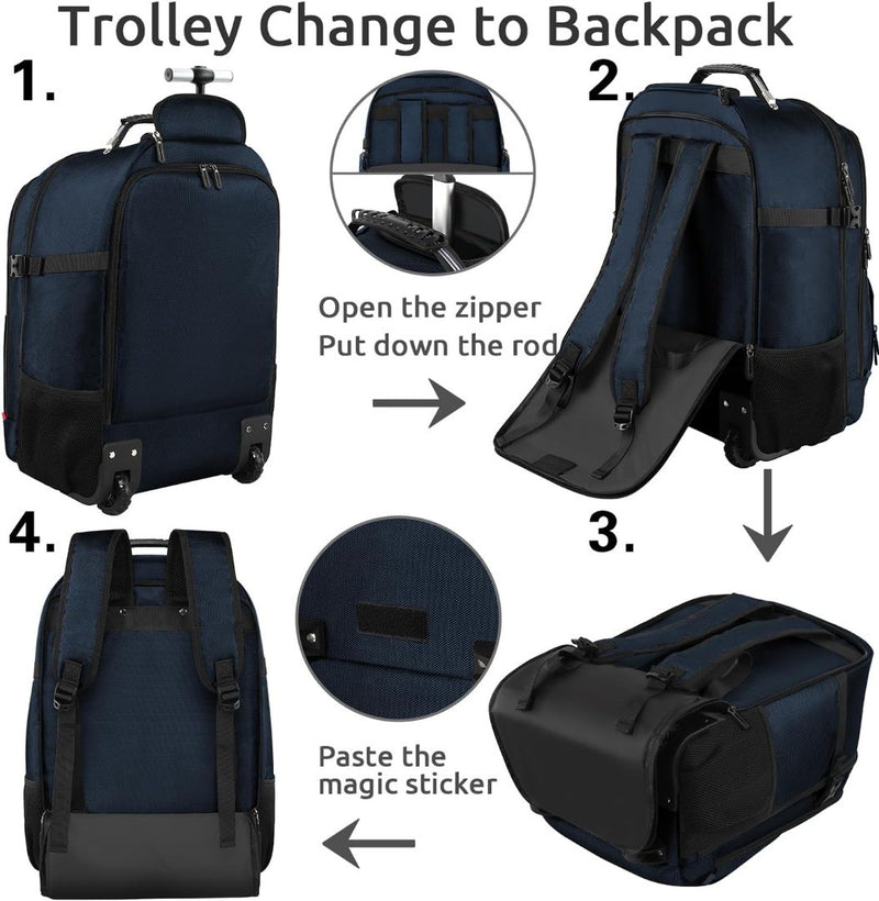 ZOMFELT Backpack with Wheels