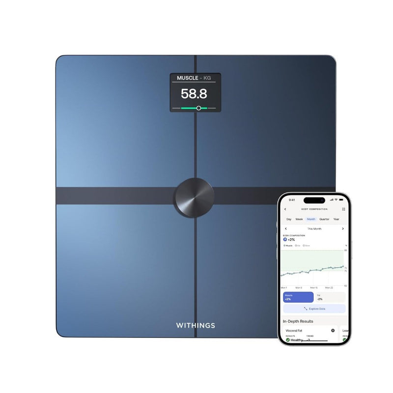 Body Smart Weight Scales - Wi-Fi and Bluetooth - Black - WITHINGS