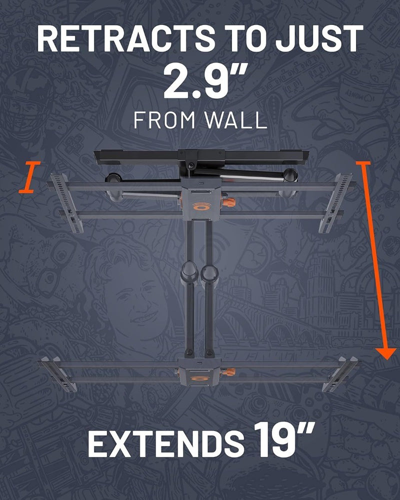 Full Motion Articulating TV Wall Mount Up To 78"