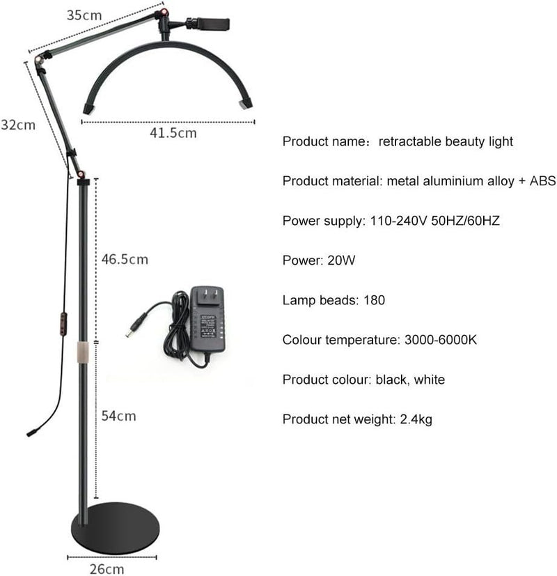 Portable Half Moon Desk Lamp HD-M2X II