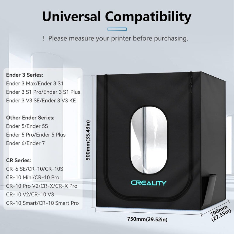 3D Printer Enclosure - 70x75x90cm - CREALITY