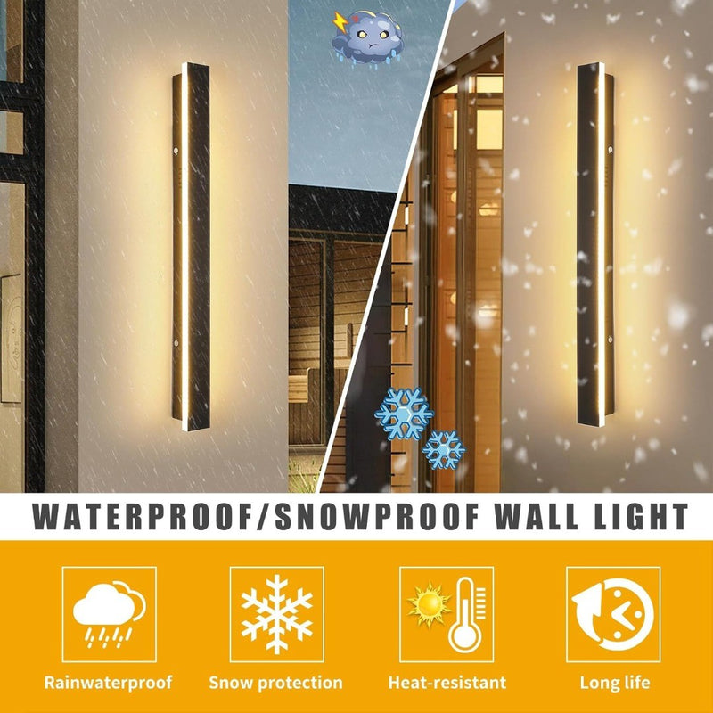 Outdoor Wall Lamp 100cm Brightness Adjustable