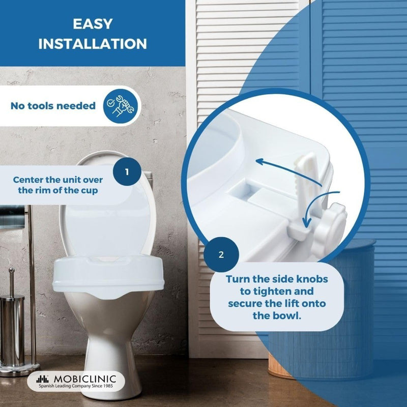 Mobiclinic®, Toilet Seat Riser, Model Titán