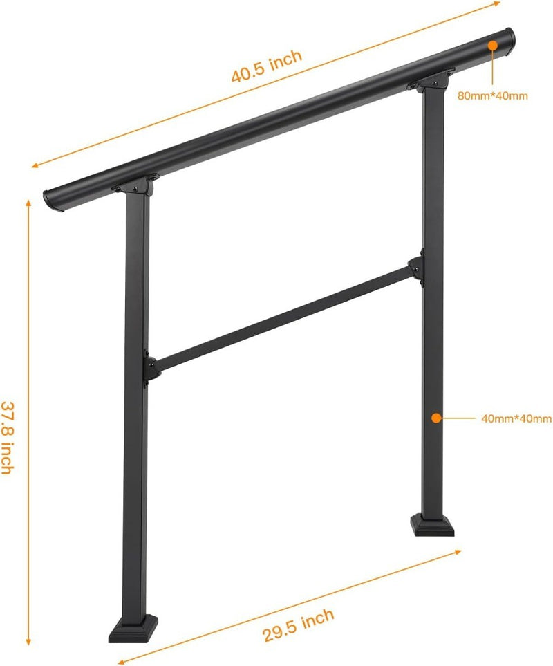 Handrails Outdoor Steps 3-4 Iron Stairs