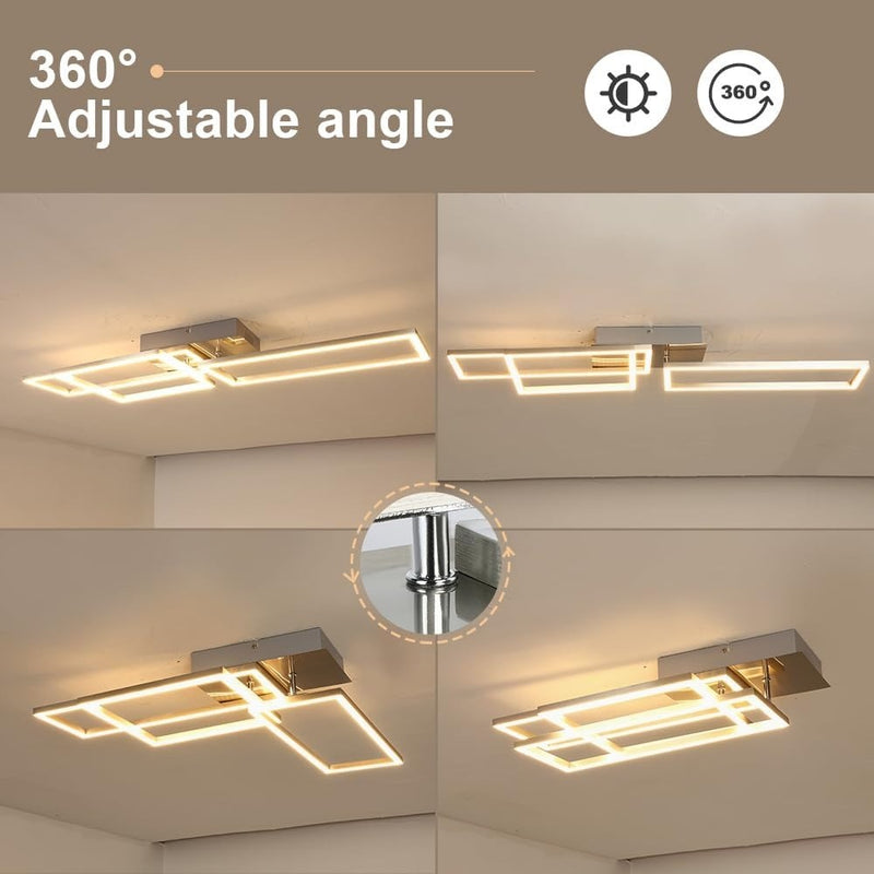 LED Ceiling Light Dimmable Modern Depuley