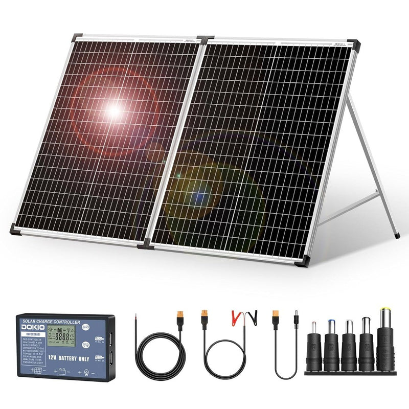 Portable Folding Solar Panel 100W DOKIO