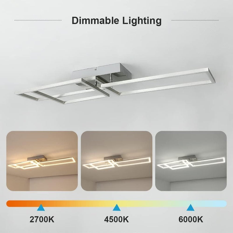 LED Ceiling Light Dimmable Modern Depuley