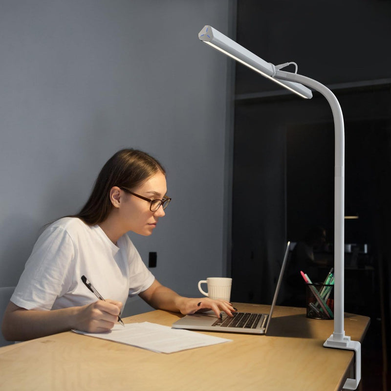 LED Desk Lamp 80cm Eye Protective with Clamp