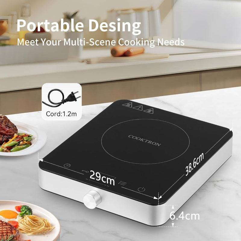 Portable Induction Hob 29 x 38cm 2000W