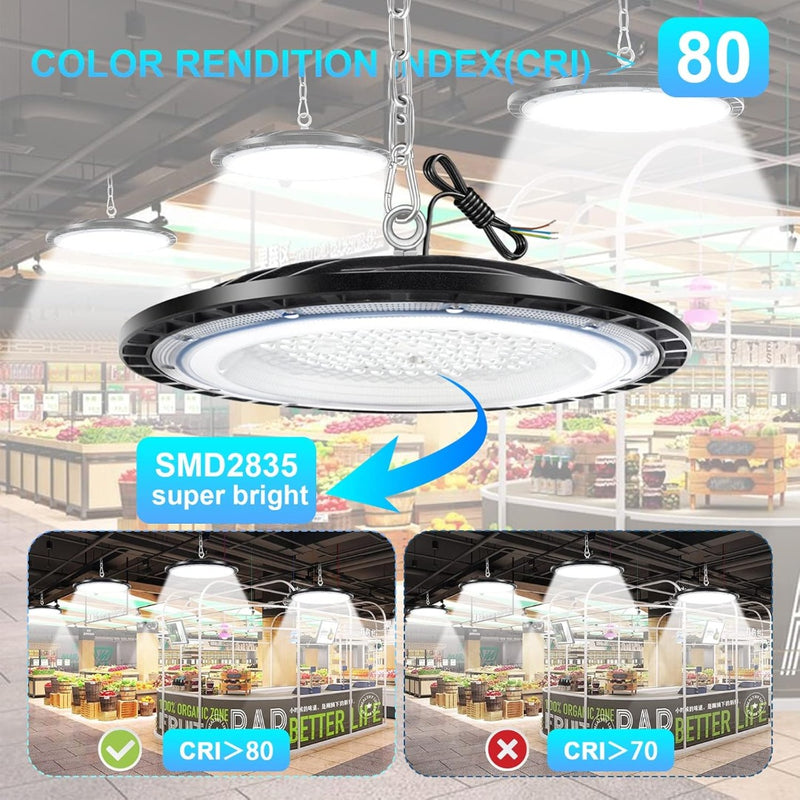 ZXICH 200W UFO LED high Bay Light