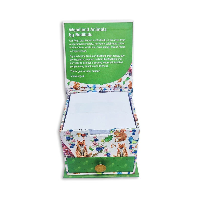 Woodland Animals Memo Cube