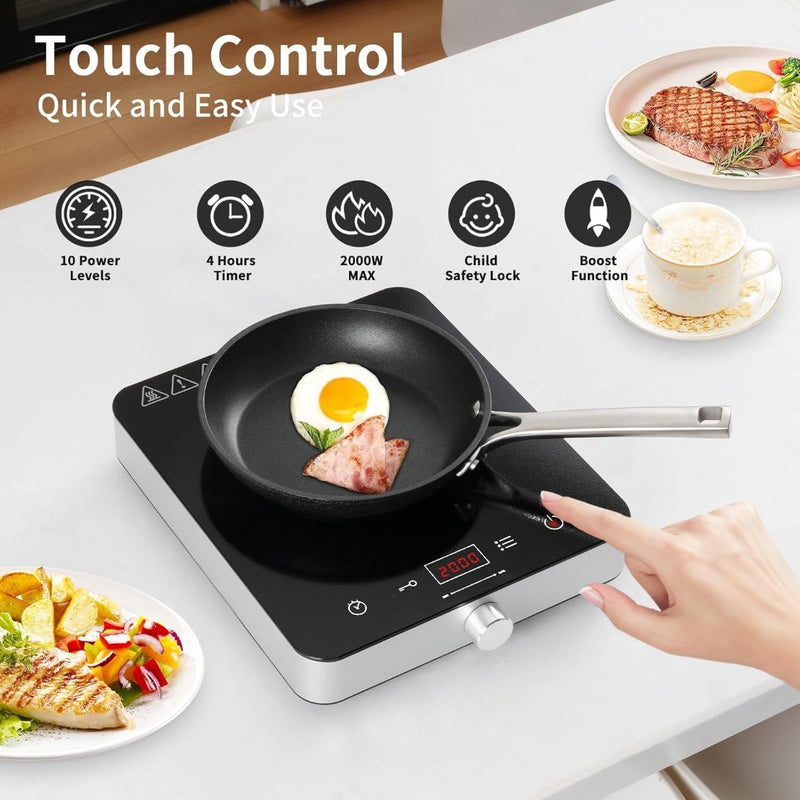 Portable Induction Hob 29 x 38cm 2000W