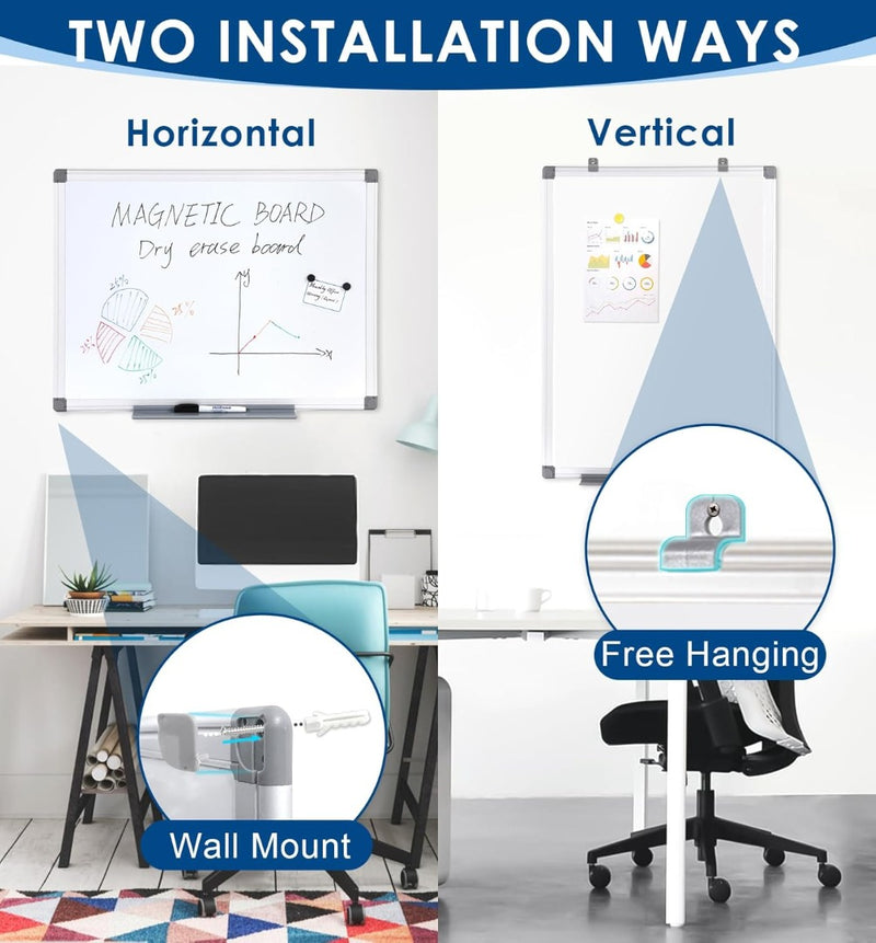 Magnetic Wall Whiteboard A2 / 60×45cm