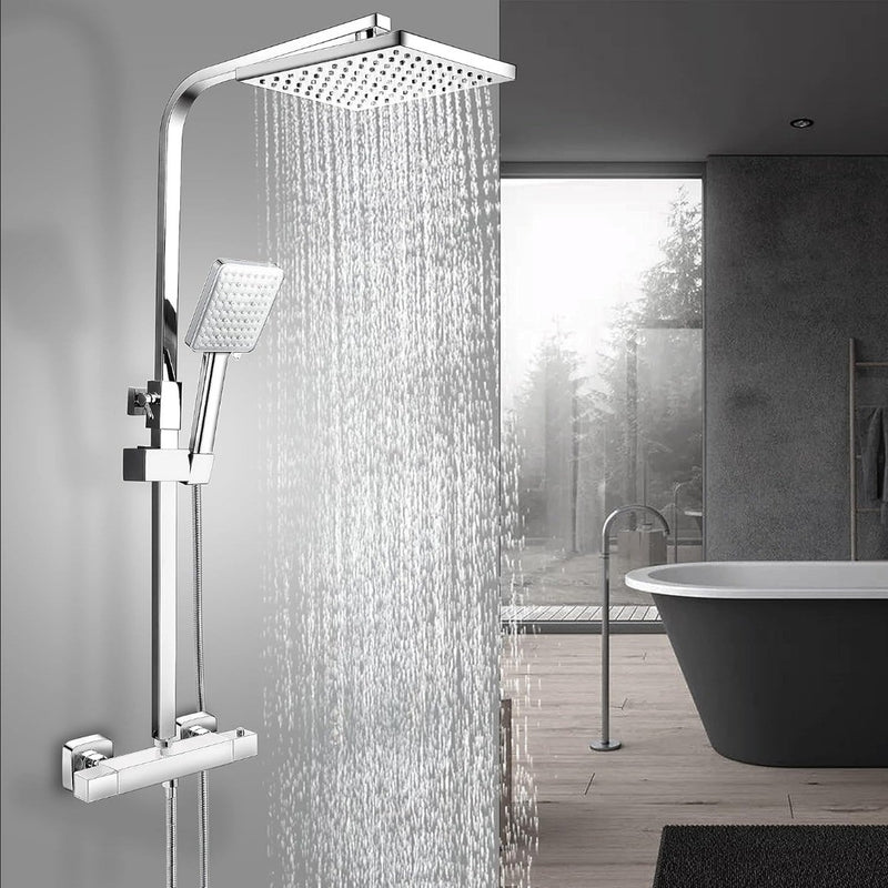 Chrome Thermostatic Shower System