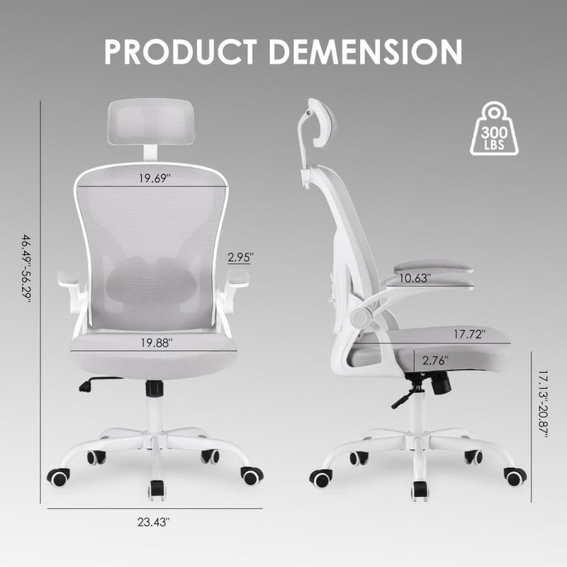 Ergonomic Office Chair w/ Headrest Armrests