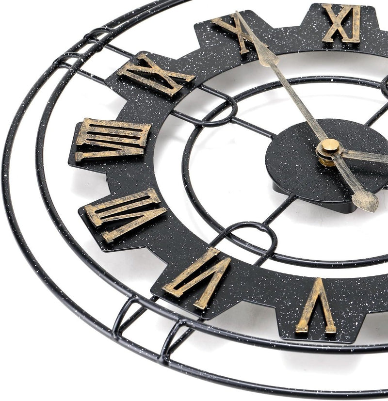 Large Metal Wall Clocks 20 Inch Decorative Modern