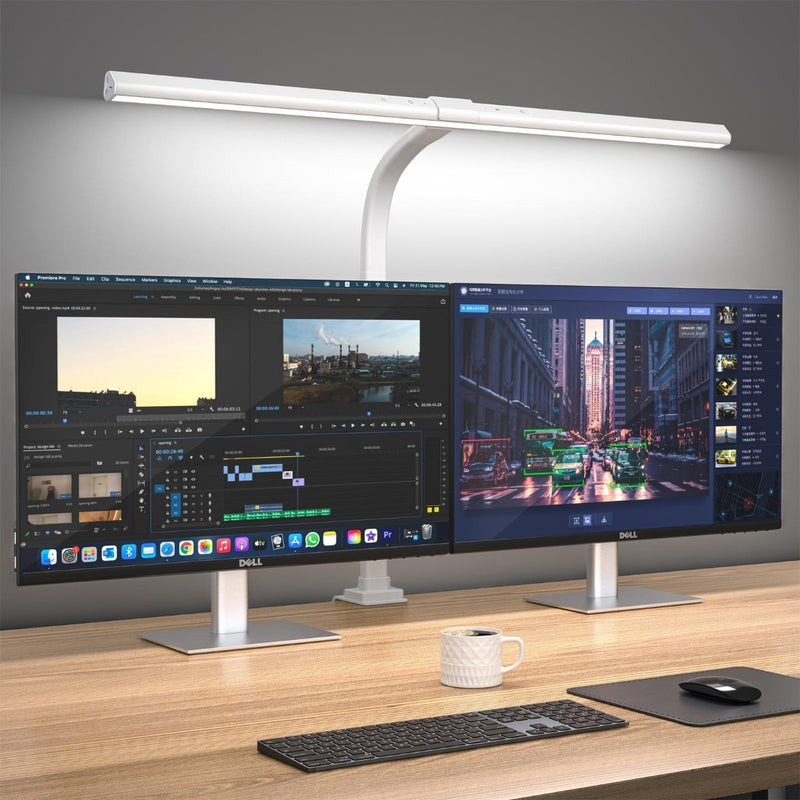 LED Desk Lamp 80cm Eye Protective with Clamp