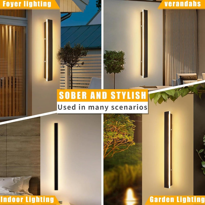 Outdoor Wall Lamp 100cm Brightness Adjustable